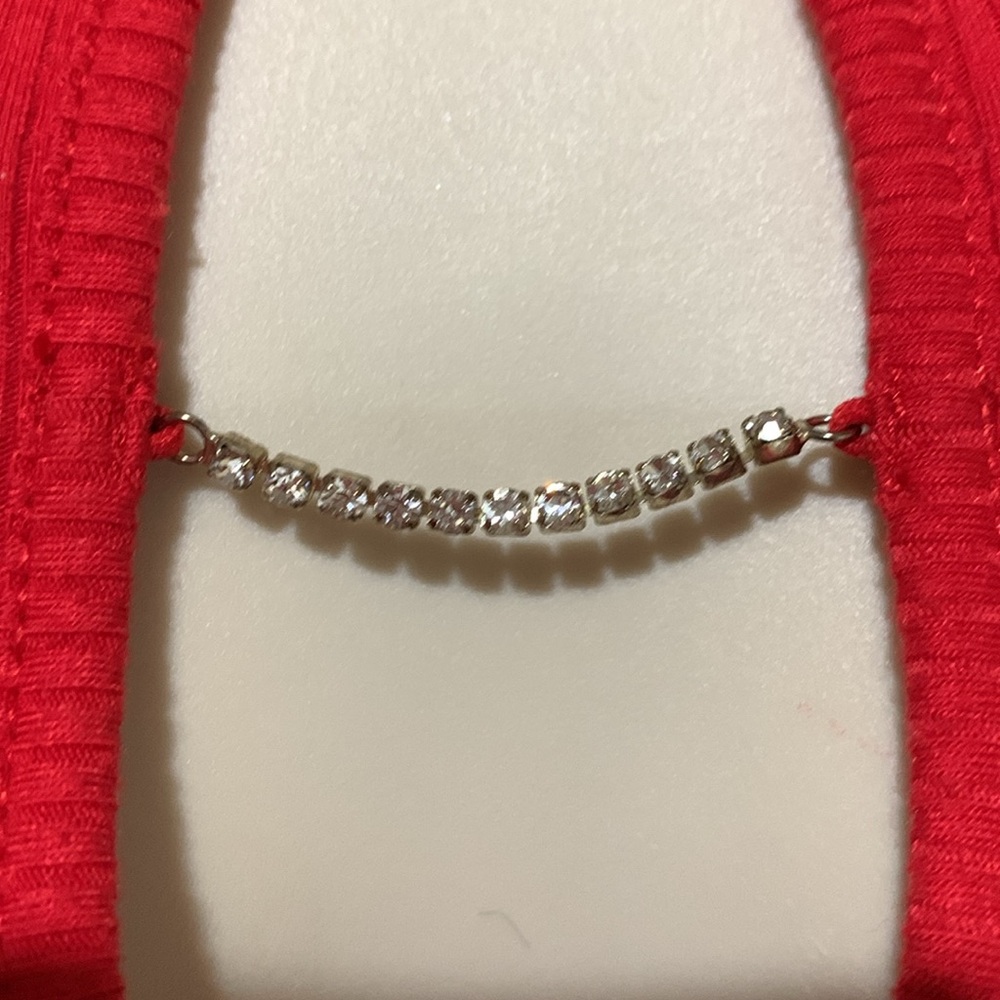 Rhinestone stranded top - Picture 3 of 10
